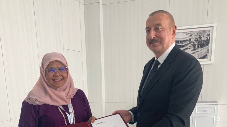 True honour to meet with President of Azerbaijan Ilham Aliyev - Executive Director of UN-HABITAT (PHOTO)