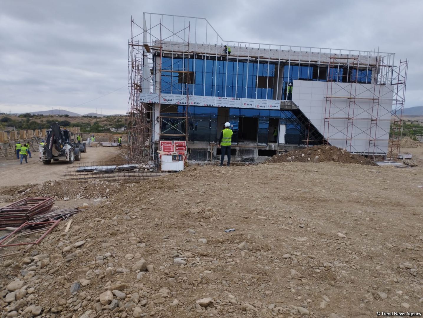 Reporters visit management center of digital substation in Azerbaijan's Fuzuli (PHOTO)
