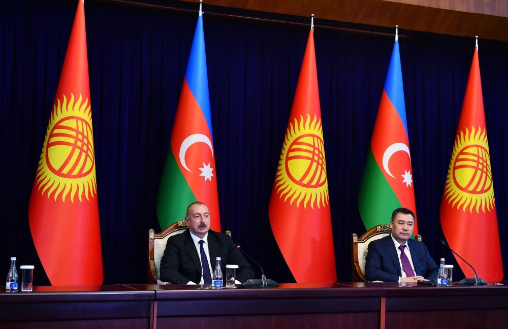 President Ilham Aliyev on co-op with Kyrgyzstan: Part of what Azerbaijan outlined during Baku meeting, already implemented