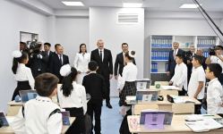 President Ilham Aliyev participates in inauguration of School-Gymnasium educational complex named after Heydar Aliyev in Bishkek (PHOTO/VIDEO)