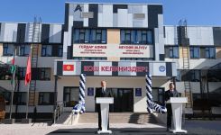 President Ilham Aliyev participates in inauguration of School-Gymnasium educational complex named after Heydar Aliyev in Bishkek (PHOTO/VIDEO)