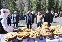 President Ilham Aliyev participates in cultural program at Ala-Archa State Natural Park in Bishkek (PHOTO/VIDEO)