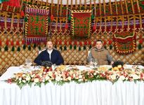 President Ilham Aliyev participates in cultural program at Ala-Archa State Natural Park in Bishkek (PHOTO/VIDEO)