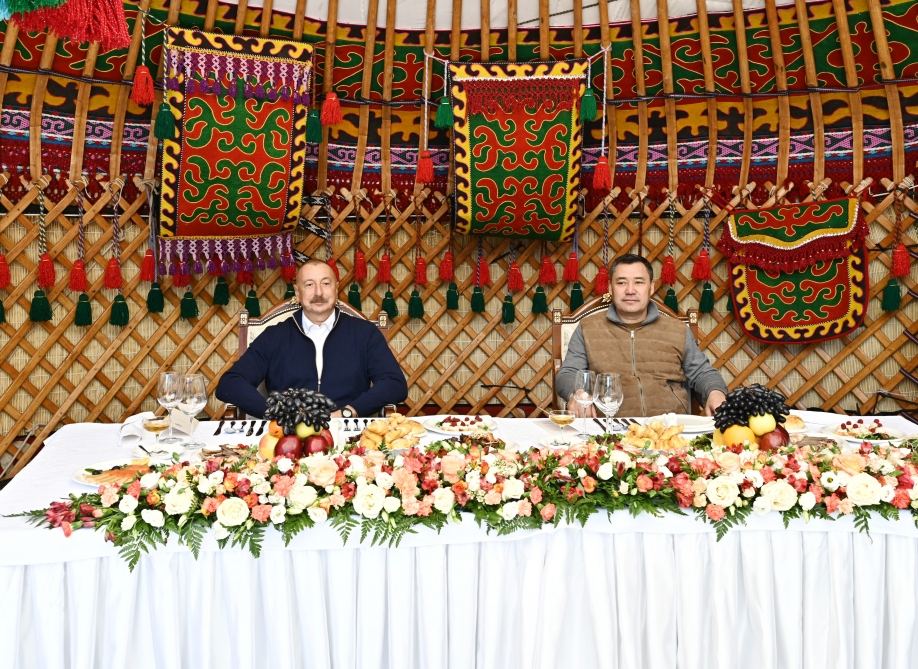 President Ilham Aliyev participates in cultural program at Ala-Archa State Natural Park in Bishkek (PHOTO/VIDEO)