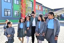 President Ilham Aliyev, First Lady Mehriban Aliyeva meet with Aghali village residents (PHOTO/VIDEO)