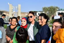 President Ilham Aliyev and First Lady Mehriban Aliyeva talk to residents of Aghali village, inquire about their conditions (PHOTO/VIDEO)