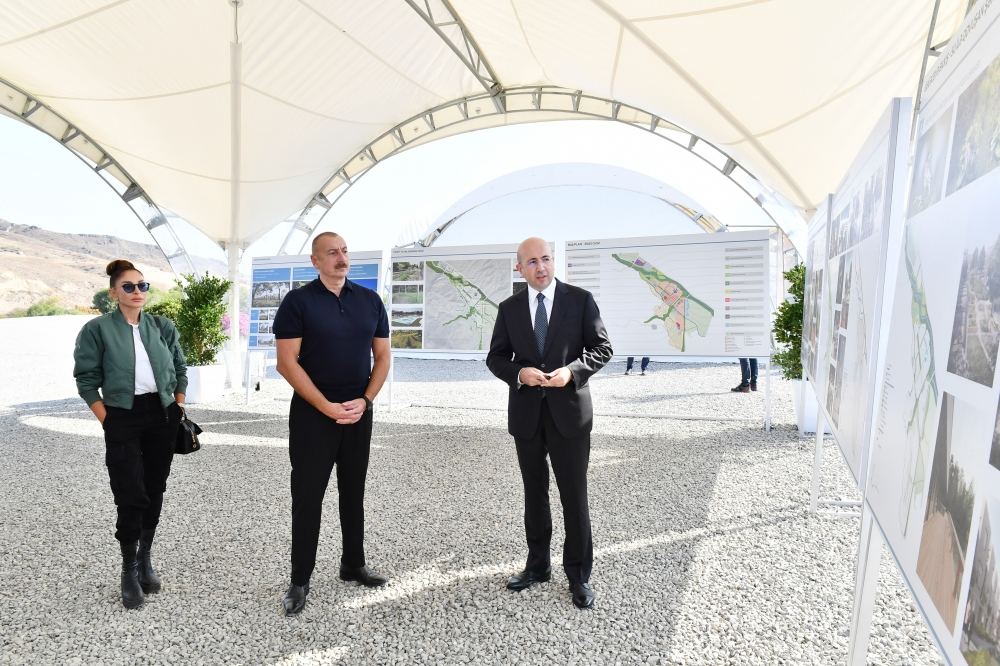 President Ilham Aliyev and First Lady Mehriban Aliyeva view master plan of Gubadli city and lay foundation stone for Occupation and Victory museums complex (PHOTO/VIDEO)