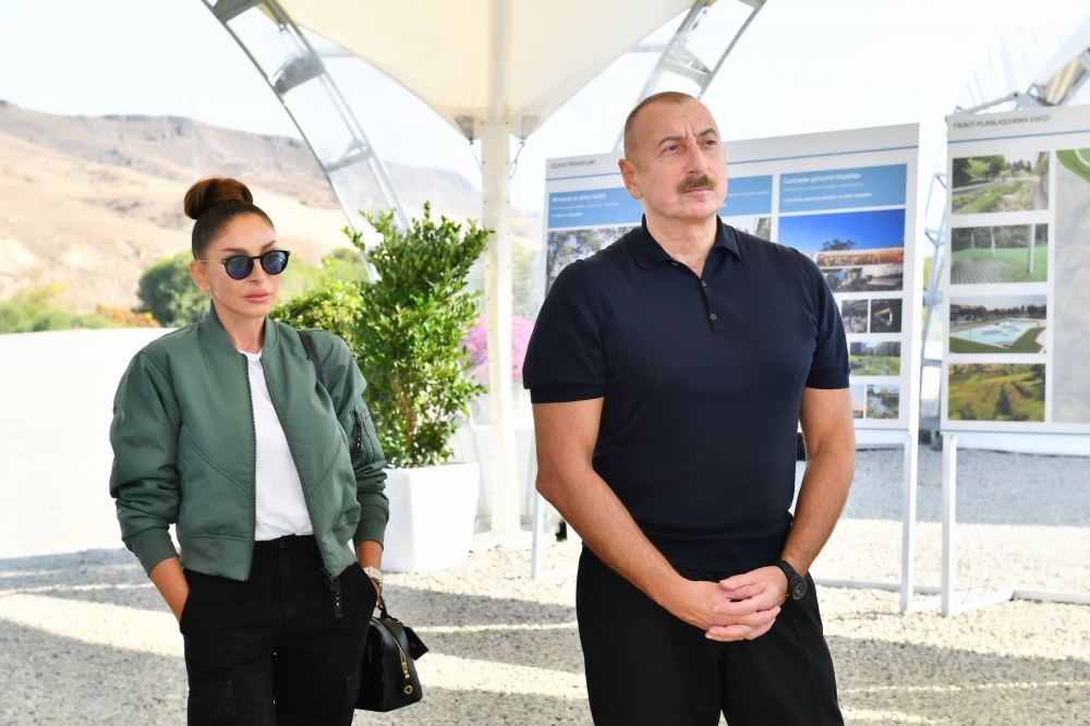President Ilham Aliyev and First Lady Mehriban Aliyeva view master plan of Gubadli city and lay foundation stone for Occupation and Victory museums complex (PHOTO/VIDEO)
