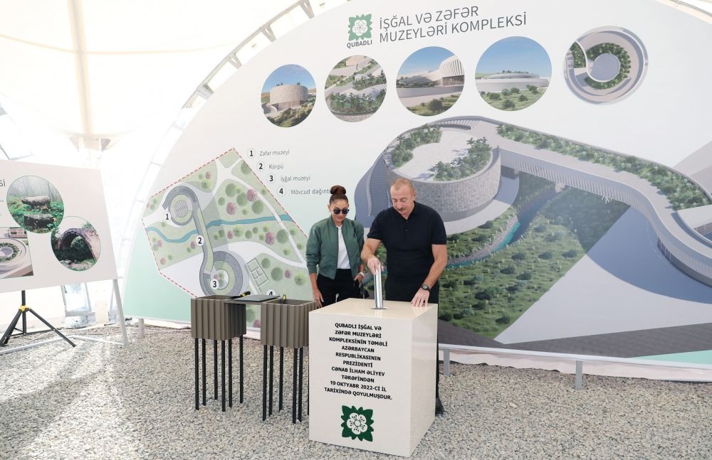President Ilham Aliyev and First Lady Mehriban Aliyeva view master plan of Gubadli city and lay foundation stone for Occupation and Victory museums complex (PHOTO/VIDEO)
