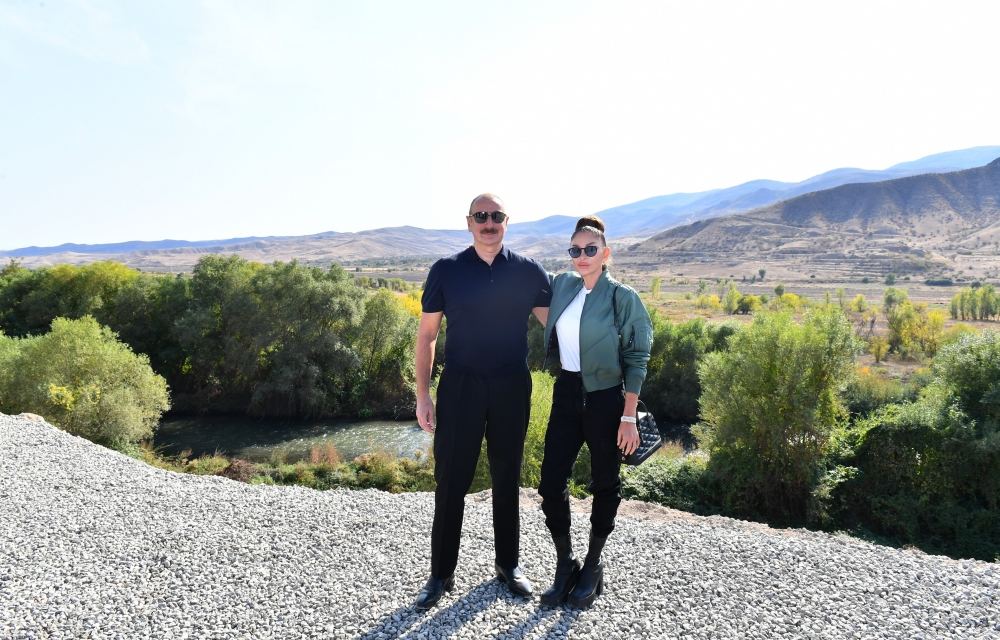 President Ilham Aliyev and First Lady Mehriban Aliyeva view master plan of Gubadli city and lay foundation stone for Occupation and Victory museums complex (PHOTO/VIDEO)