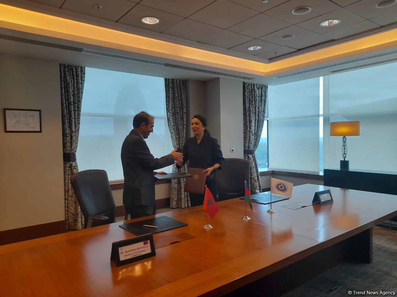 Azerbaijani Ombudsman signs two memorandums (PHOTO)