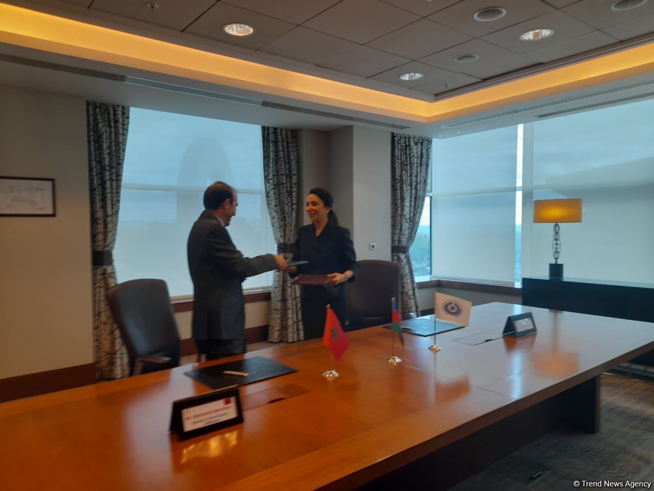 Azerbaijani Ombudsman signs two memorandums (PHOTO)