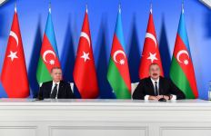 President Ilham Aliyev, President Recep Tayyip Erdogan make press statements in Jabrayil (PHOTO/VIDEO)