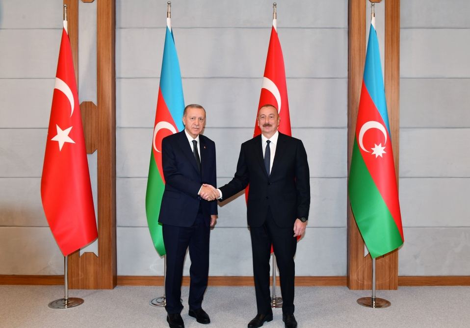 Azerbaijani, Turkish presidents hold one-on-one meeting in Jabrayil city (PHOTO)