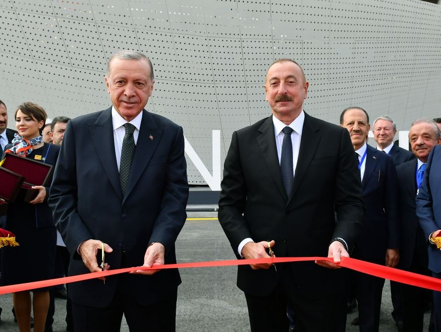 President Ilham Aliyev and President Recep Tayyip Erdogan attend opening ceremony of Zangilan International Airport (PHOTO/VIDEO)