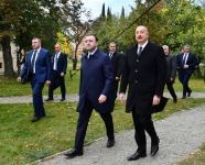 President Ilham Aliyev, Georgian PM Irakli Garibashvili participate in cultural program at Château Mukhrani (PHOTO/VIDEO)