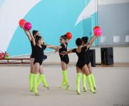Azerbaijan's National Gymnastics Arena hosting training camps for athletes from Mingachevir (PHOTO)