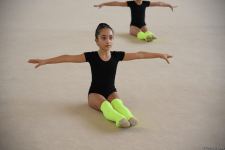 Azerbaijan's National Gymnastics Arena hosting training camps for athletes from Mingachevir (PHOTO)