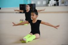 Azerbaijan's National Gymnastics Arena hosting training camps for athletes from Mingachevir (PHOTO)
