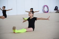 Azerbaijan's National Gymnastics Arena hosting training camps for athletes from Mingachevir (PHOTO)