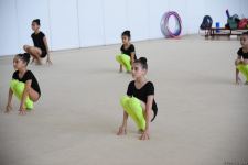 Azerbaijan's National Gymnastics Arena hosting training camps for athletes from Mingachevir (PHOTO)