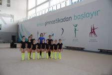 Azerbaijan's National Gymnastics Arena hosting training camps for athletes from Mingachevir (PHOTO)
