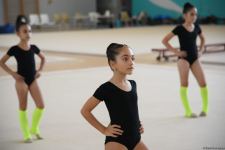 Azerbaijan's National Gymnastics Arena hosting training camps for athletes from Mingachevir (PHOTO)