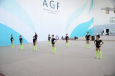 Azerbaijan's National Gymnastics Arena hosting training camps for athletes from Mingachevir (PHOTO)