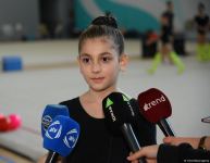 Azerbaijan's National Gymnastics Arena hosting training camps for athletes from Mingachevir (PHOTO)