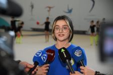 Azerbaijan's National Gymnastics Arena hosting training camps for athletes from Mingachevir (PHOTO)