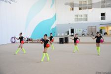 Azerbaijan's National Gymnastics Arena hosting training camps for athletes from Mingachevir (PHOTO)