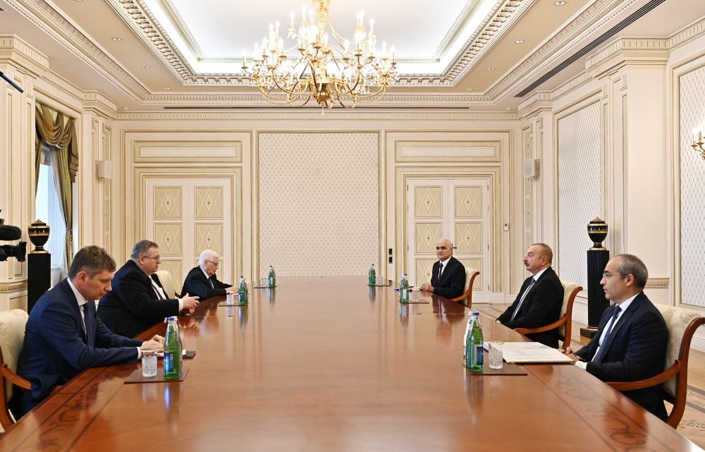 President Ilham Aliyev receives Deputy Prime Minister of Russia (VIDEO)