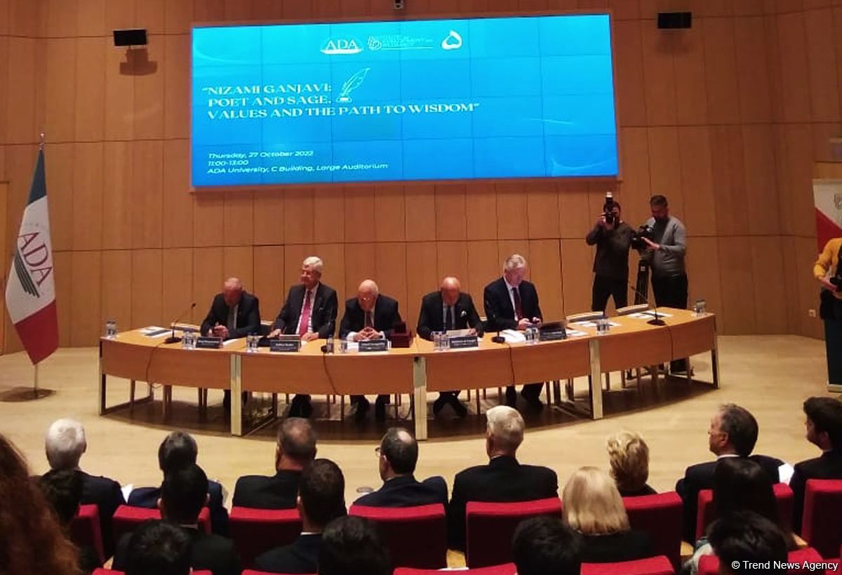 Event dedicated to Nizami Ganjavi's work takes place at ADA University in Baku