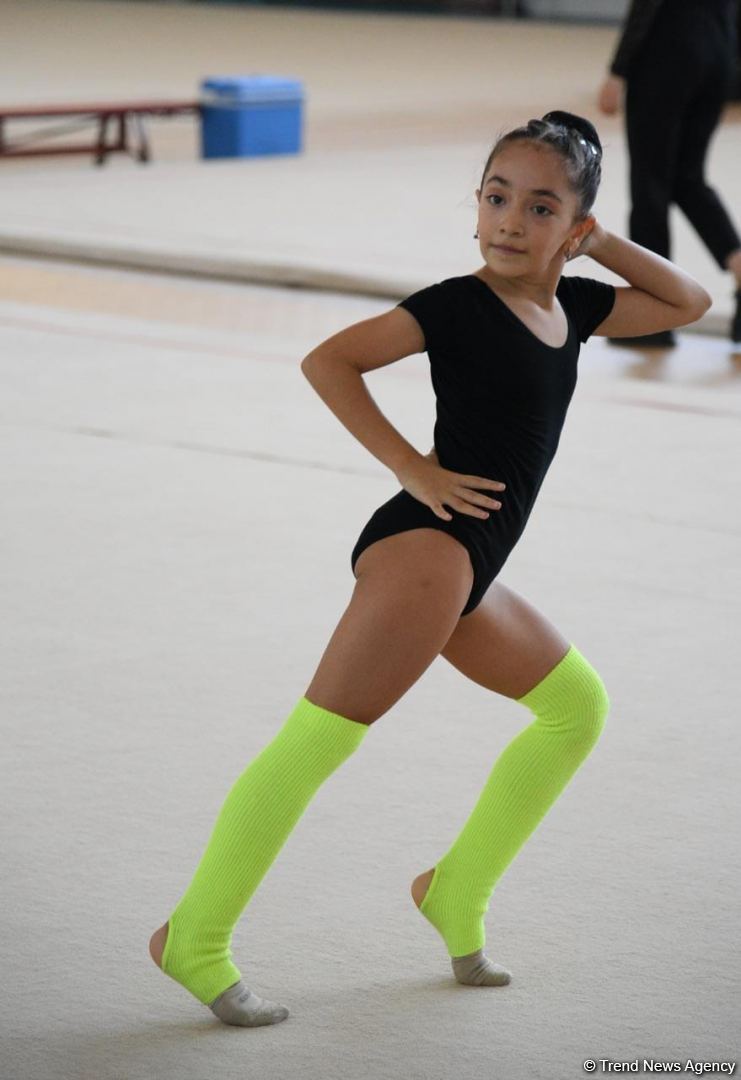 Azerbaijan's National Gymnastics Arena hosting training camps for athletes from Mingachevir (PHOTO)