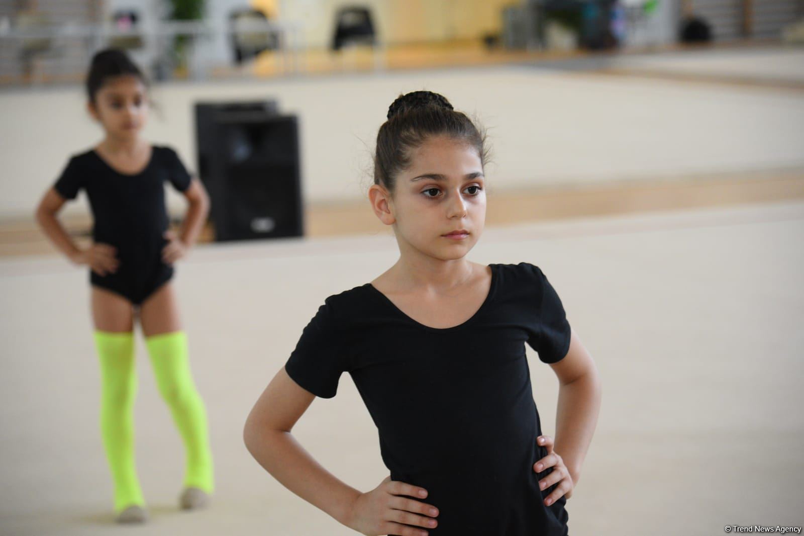 Azerbaijan's National Gymnastics Arena hosting training camps for athletes from Mingachevir (PHOTO)