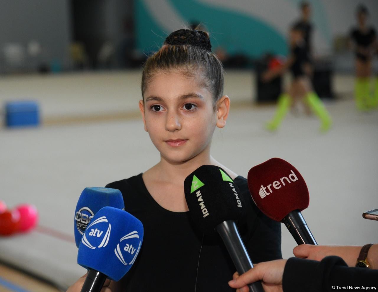 Azerbaijan's National Gymnastics Arena hosting training camps for athletes from Mingachevir (PHOTO)