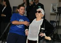 Azerbaijani social center for elderly citizens hosts 'Gymnastics for All' event (PHOTO)