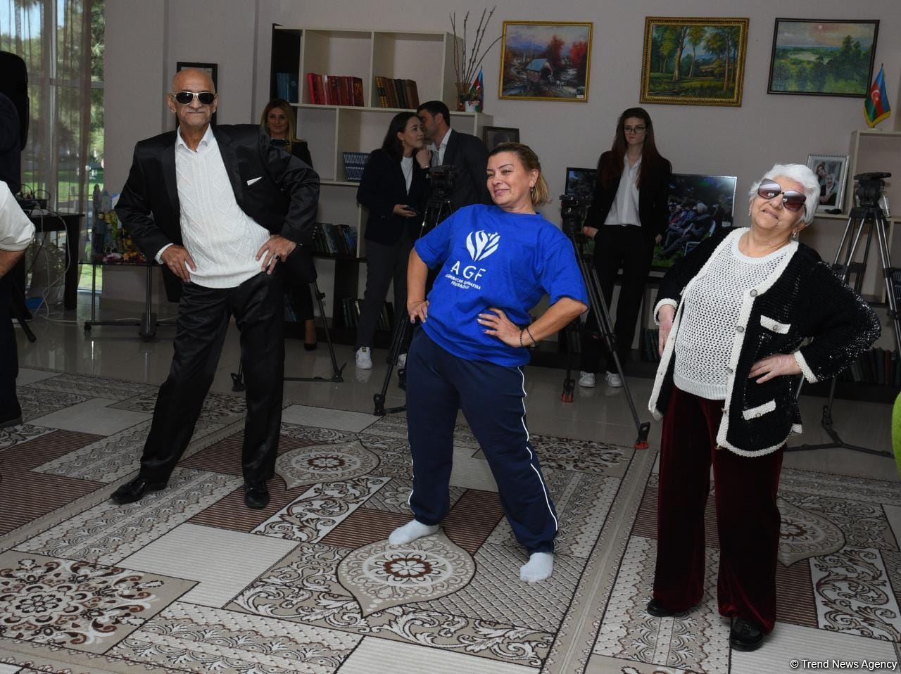 Azerbaijani social center for elderly citizens hosts 'Gymnastics for All' event (PHOTO)