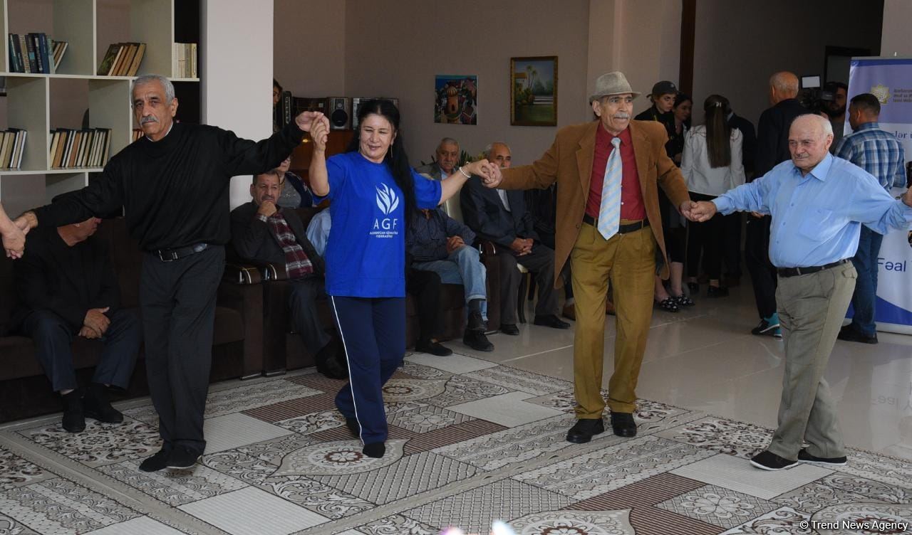 Azerbaijani social center for elderly citizens hosts 'Gymnastics for All' event (PHOTO)