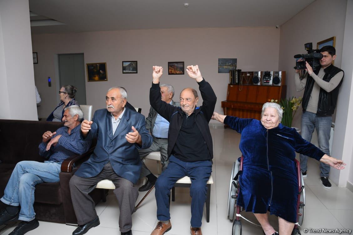 Azerbaijani social center for elderly citizens hosts 'Gymnastics for All' event (PHOTO)
