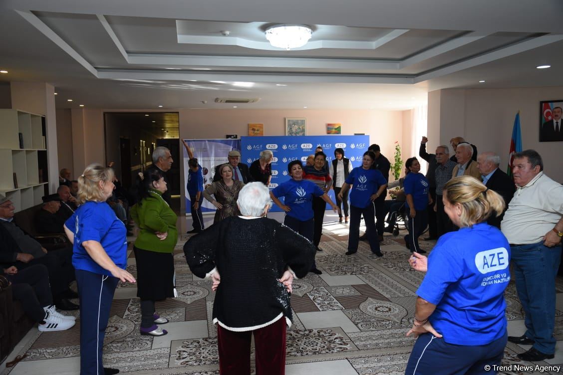 Azerbaijani social center for elderly citizens hosts 'Gymnastics for All' event (PHOTO)