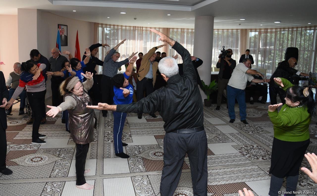 Azerbaijani social center for elderly citizens hosts 'Gymnastics for All' event (PHOTO)