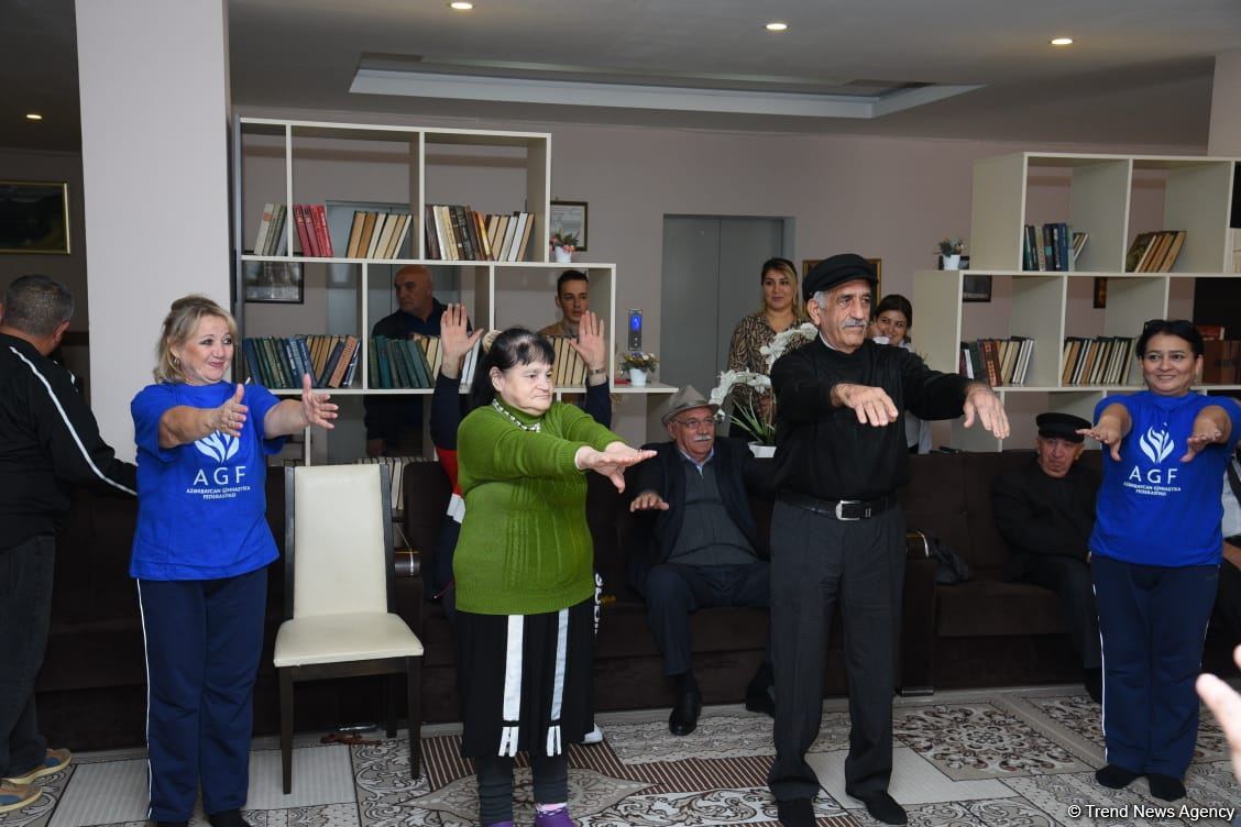 Azerbaijani social center for elderly citizens hosts 'Gymnastics for All' event (PHOTO)