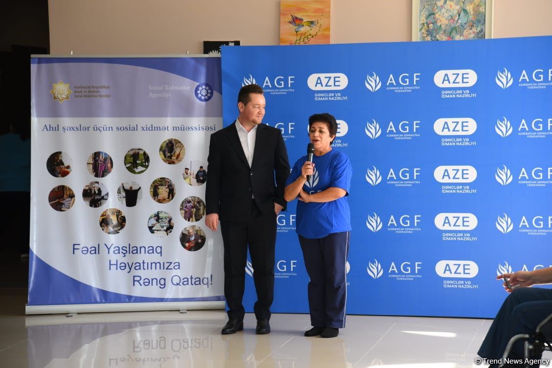 Azerbaijani social center for elderly citizens hosts 'Gymnastics for All' event (PHOTO)