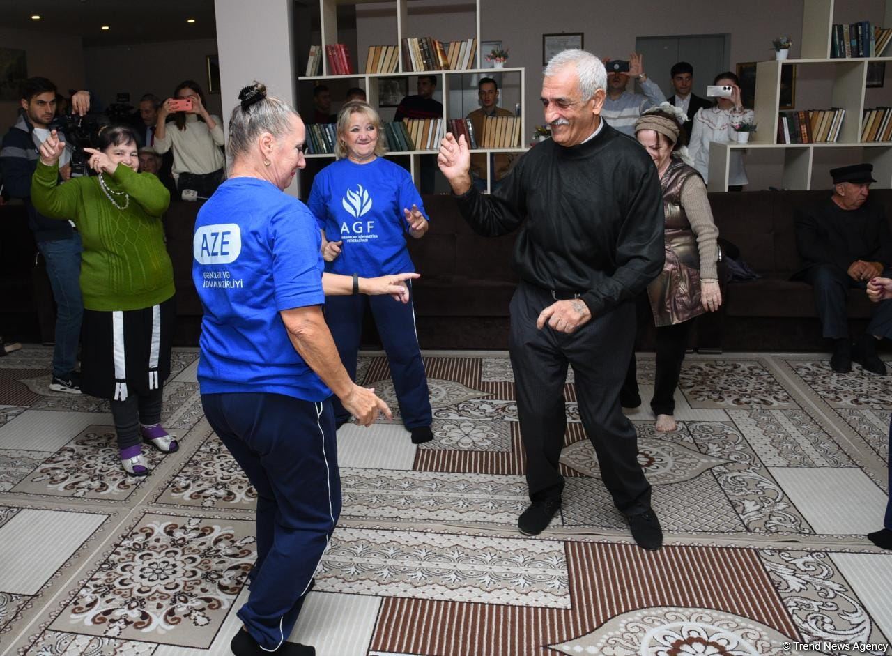 Azerbaijani social center for elderly citizens hosts 'Gymnastics for All' event (PHOTO)