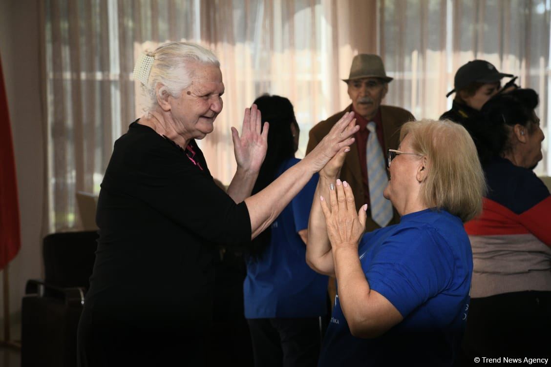 Azerbaijani social center for elderly citizens hosts 'Gymnastics for All' event (PHOTO)