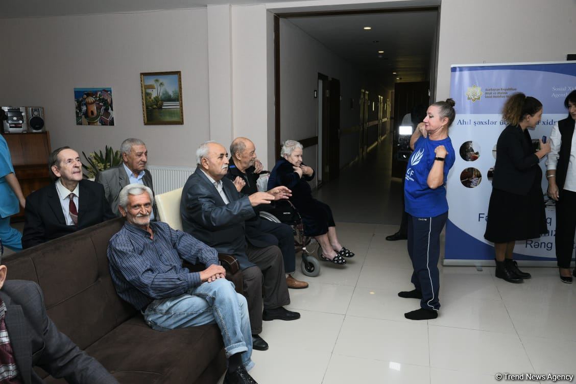 Azerbaijani social center for elderly citizens hosts 'Gymnastics for All' event (PHOTO)