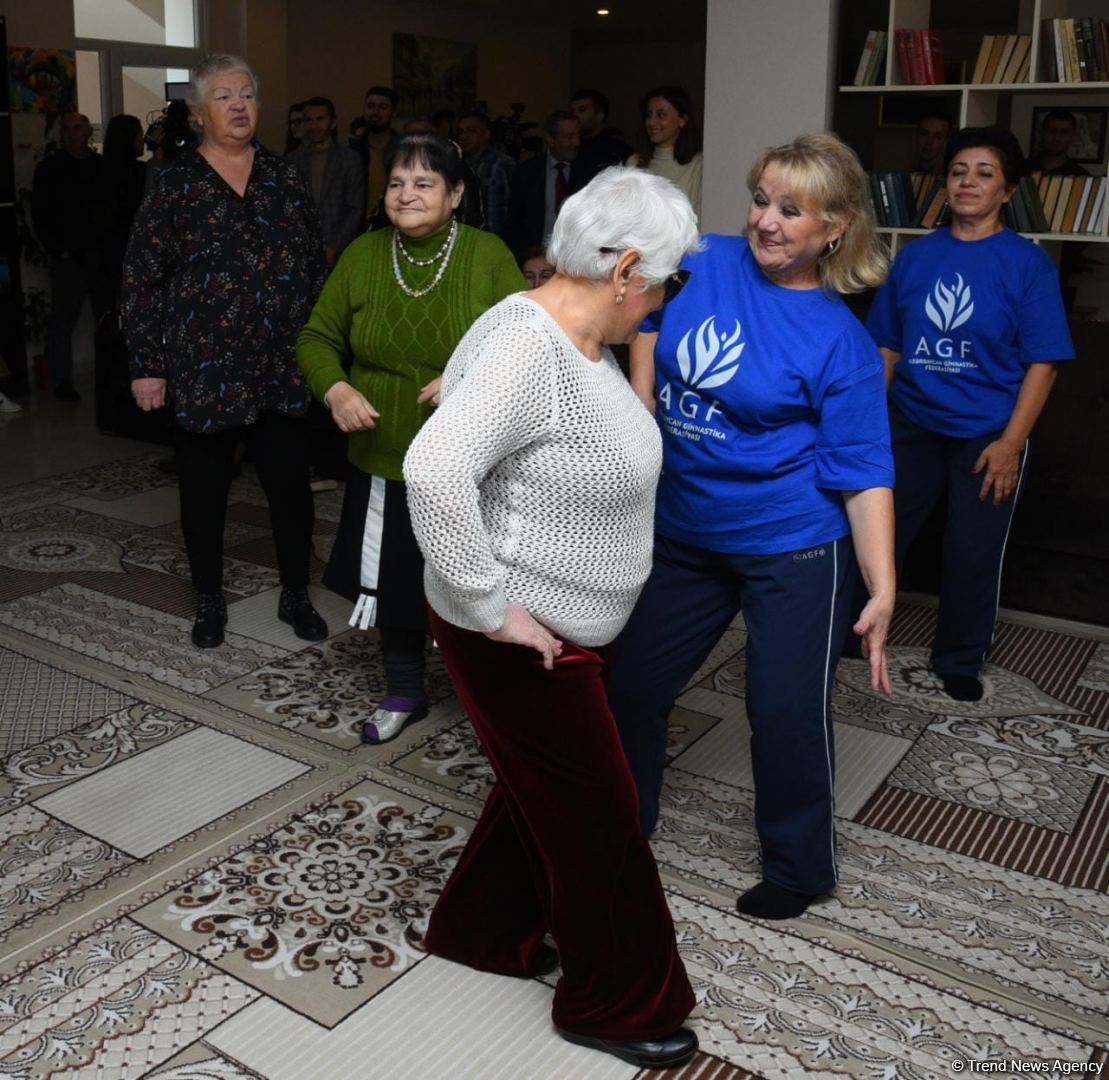 Azerbaijani social center for elderly citizens hosts 'Gymnastics for All' event (PHOTO)