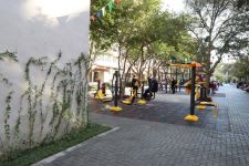 VP of Heydar Aliyev Foundation Leyla Aliyeva attends inauguration of another yard redeveloped under “Our yard” project (PHOTO)