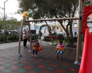 VP of Heydar Aliyev Foundation Leyla Aliyeva attends inauguration of another yard redeveloped under “Our yard” project (PHOTO)